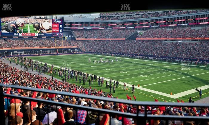Gillette Stadium - Section 103 Seat View