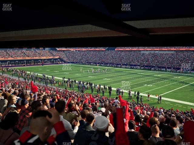 Gillette Stadium - Section 104 Seat View Gillette Stadium - Section 104 Seat View