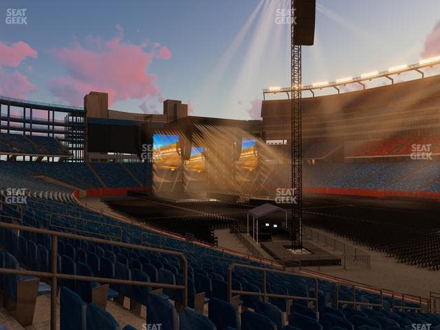 Gillette Stadium - Section 104 Seat View