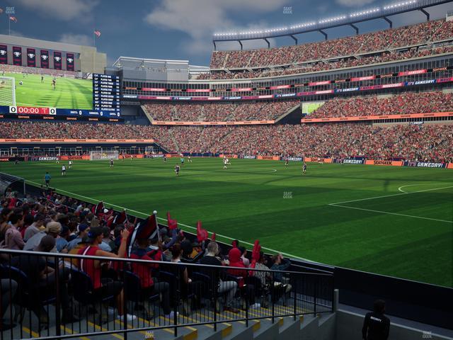 Gillette Stadium - Section 104 Seat View