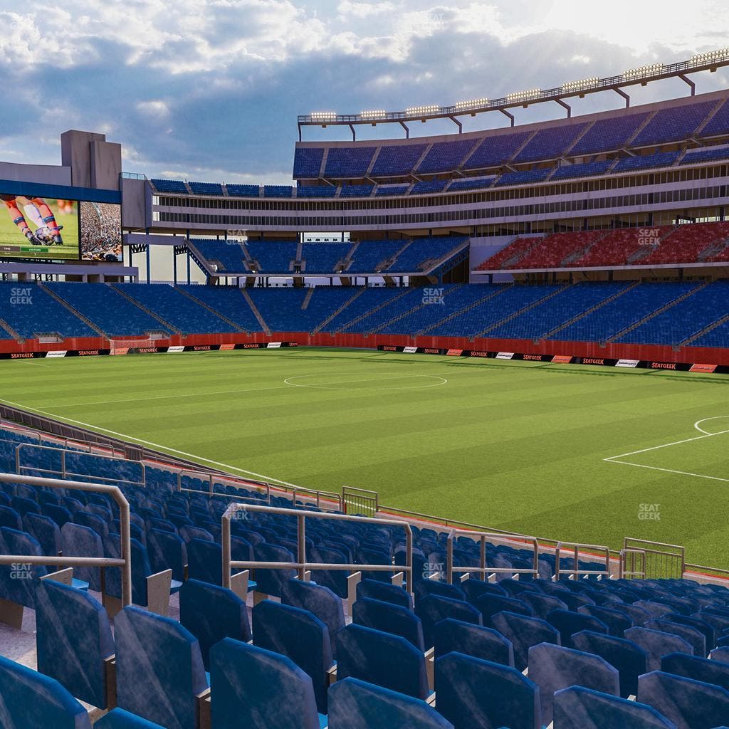 Gillette Stadium - Section 104 Seat View