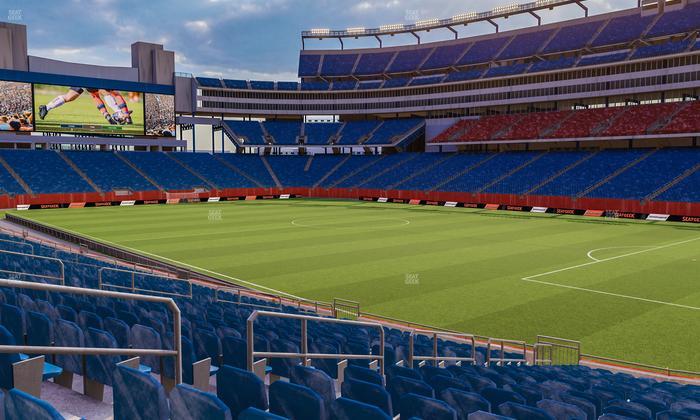 Gillette Stadium - Section 104 Seat View