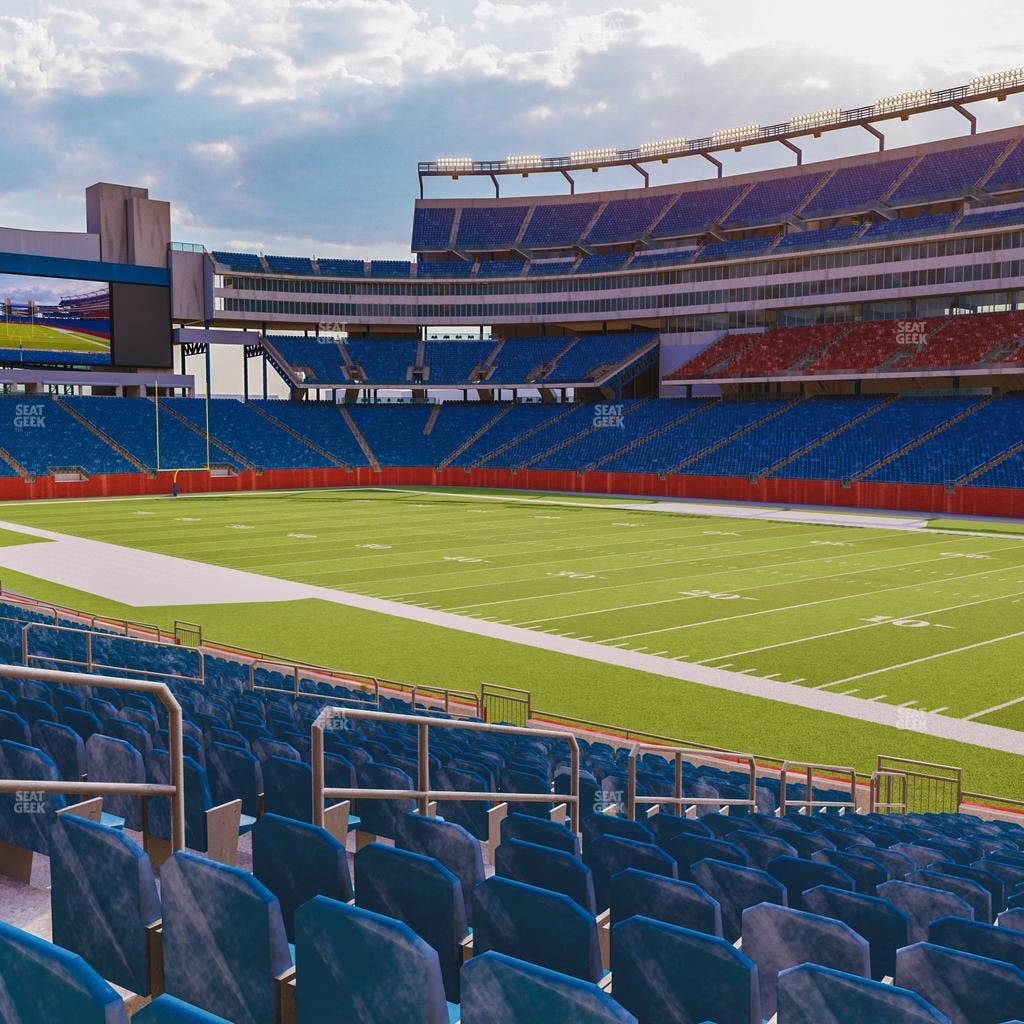Gillette Stadium - Section 104 Seat View