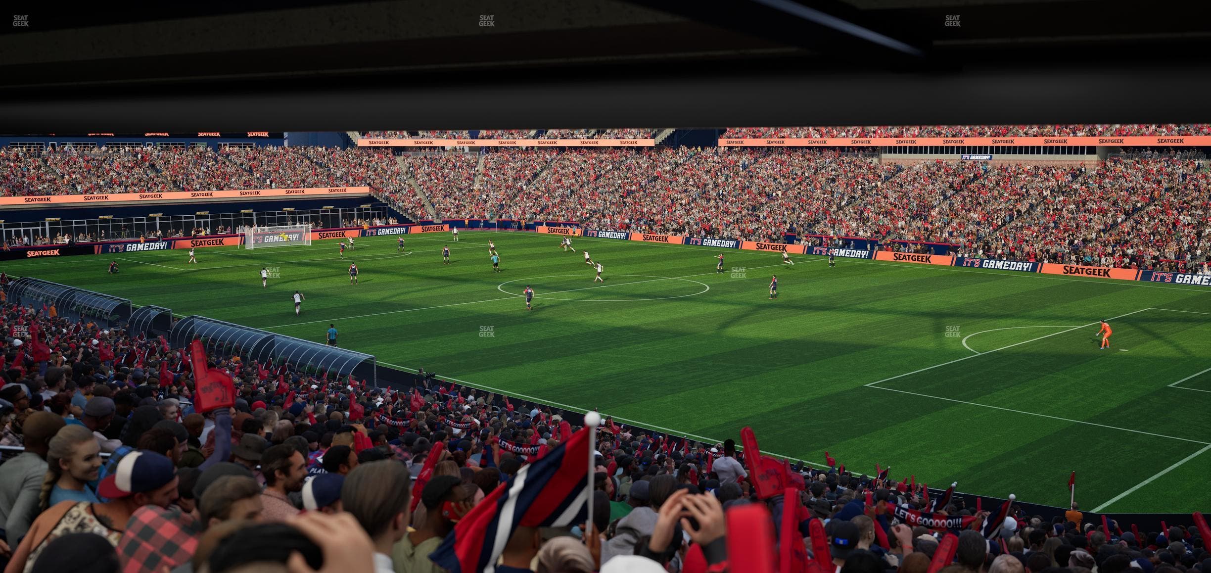 Gillette Stadium - Section 104 Seat View