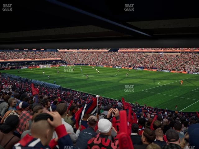 Gillette Stadium - Section 104 Seat View