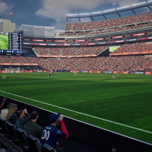 Gillette Stadium - Section 105 Seat View