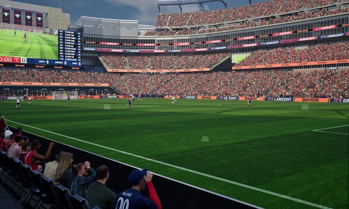 Gillette Stadium - Section 105 Seat View