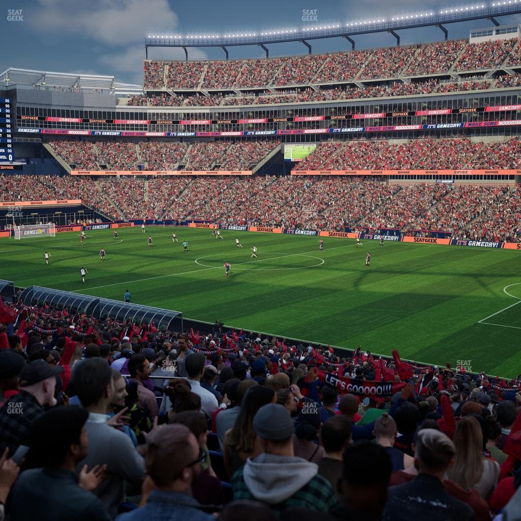 Gillette Stadium - Section 105 Seat View