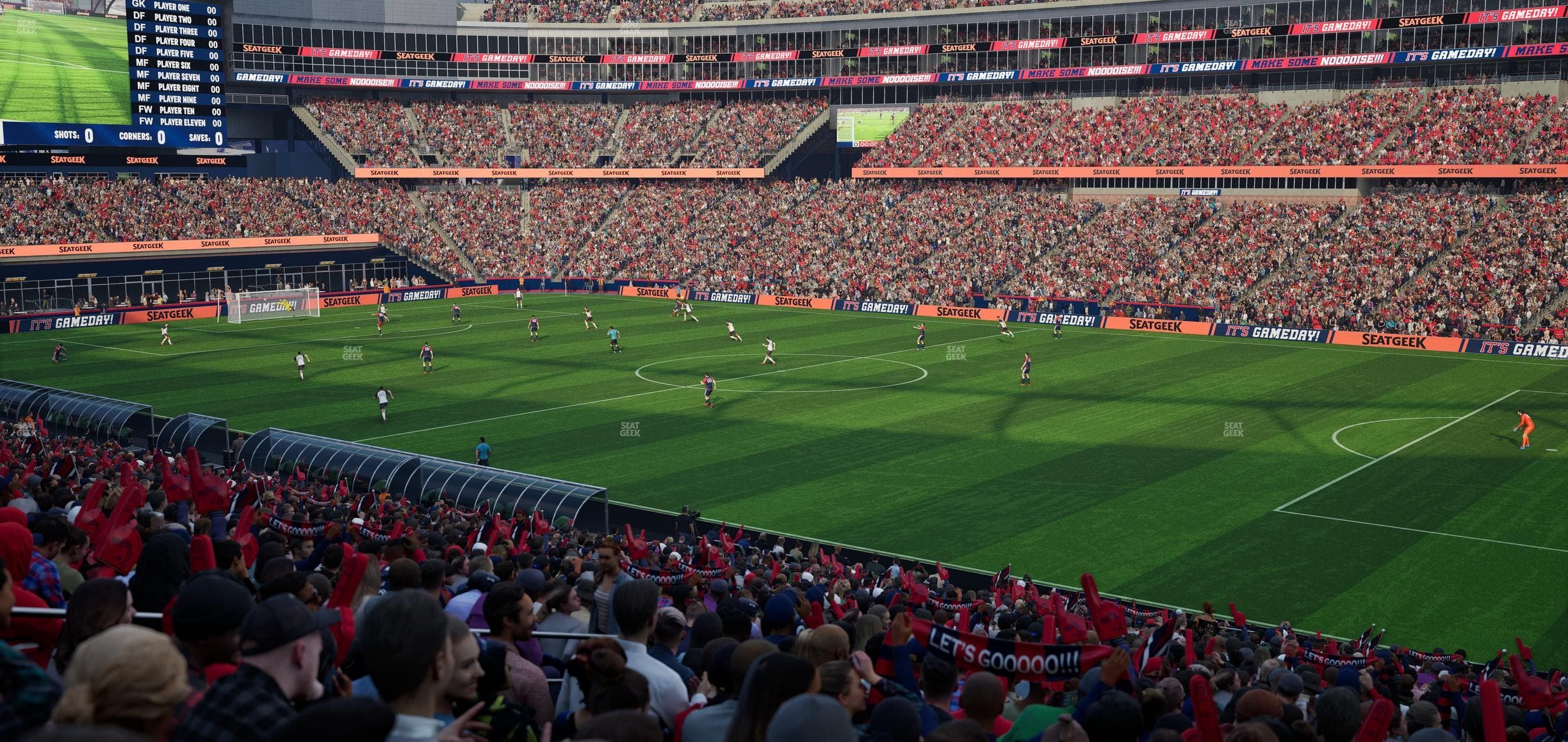 Gillette Stadium - Section 105 Seat View