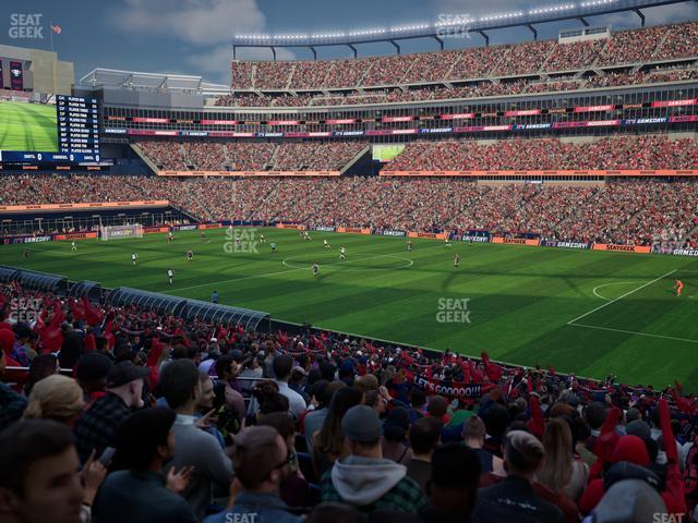 Gillette Stadium - Section 105 Seat View