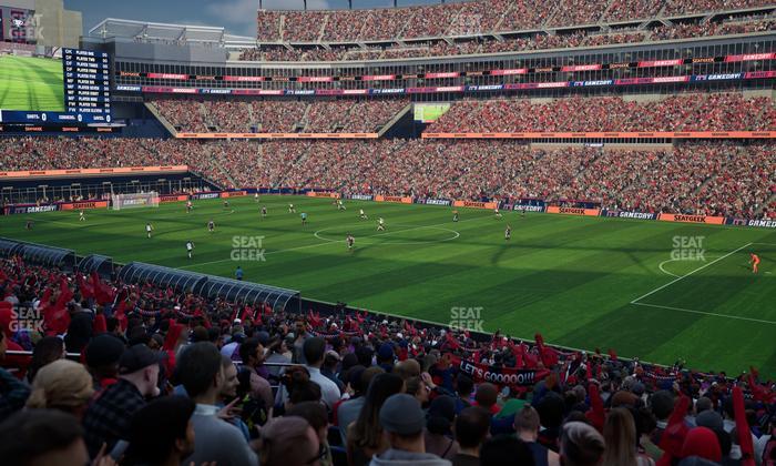 Gillette Stadium - Section 105 Seat View