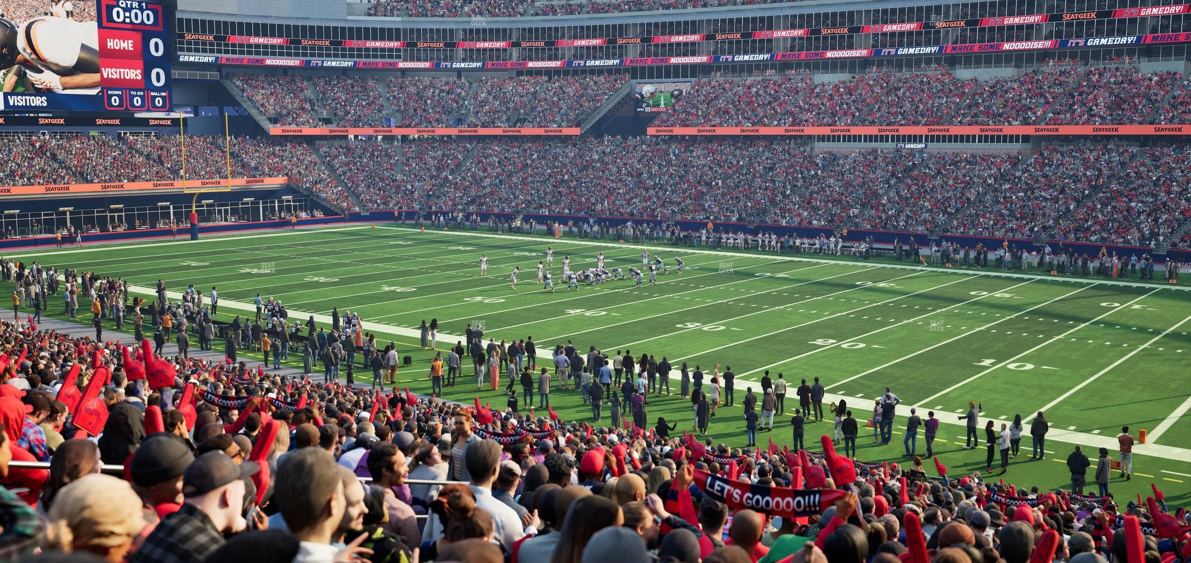 Gillette Stadium - Section 105 Seat View