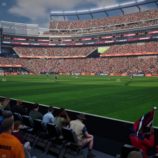 Gillette Stadium - Section 106 Seat View