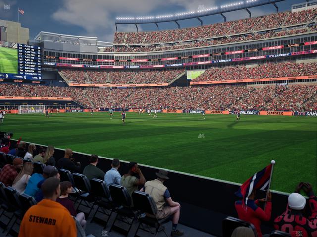 Gillette Stadium - Section 106 Seat View