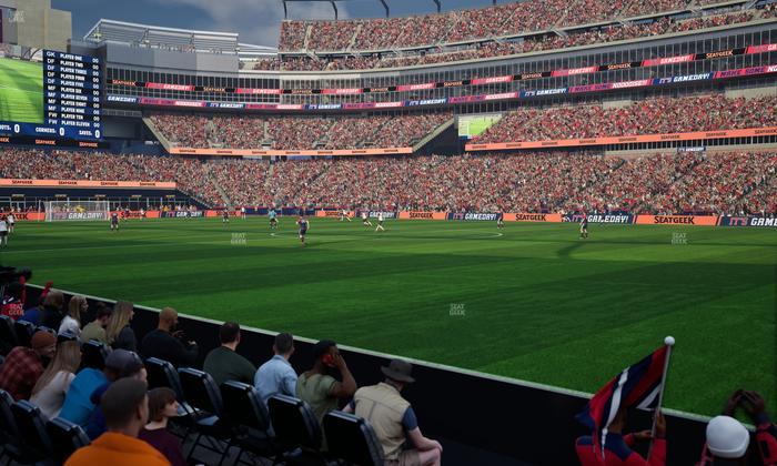 Gillette Stadium - Section 106 Seat View