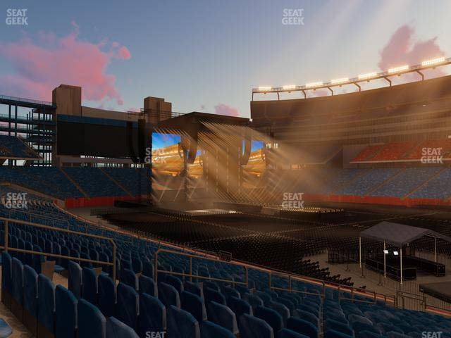 Gillette Stadium - Section 106 Seat View