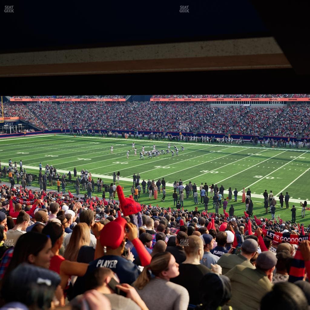 Gillette Stadium - Section 106 Seat View