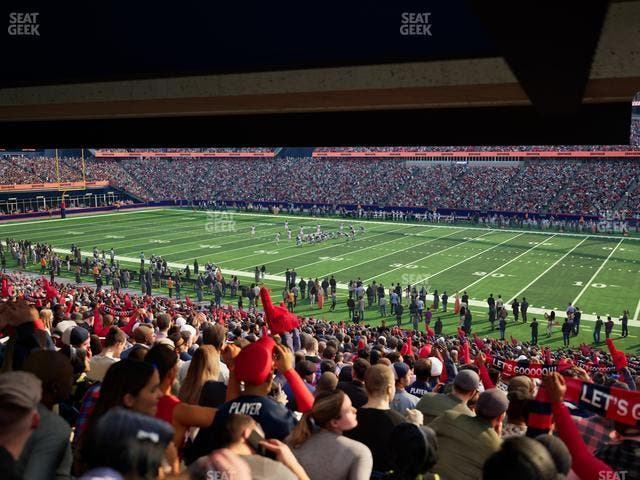 Gillette Stadium - Section 106 Seat View Gillette Stadium - Section 106 Seat View