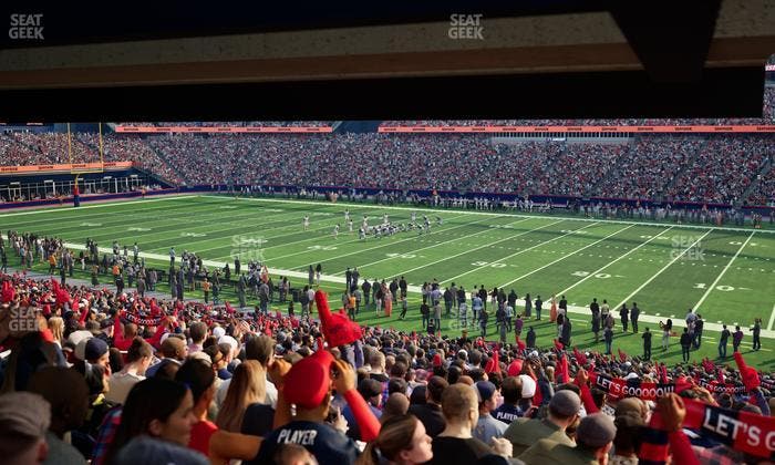 Gillette Stadium - Section 106 Seat View
