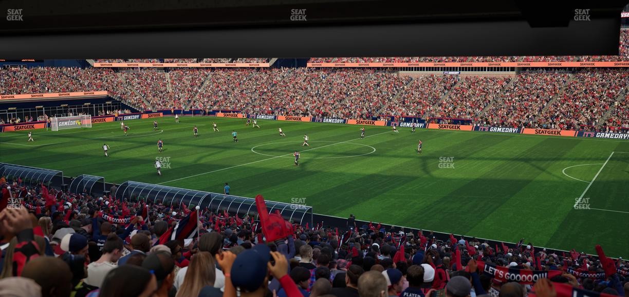 Gillette Stadium - Section 106 Seat View