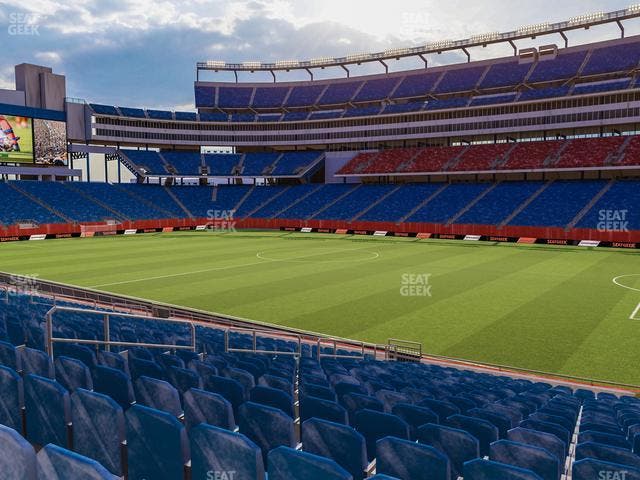 Gillette Stadium - Section 106 Seat View