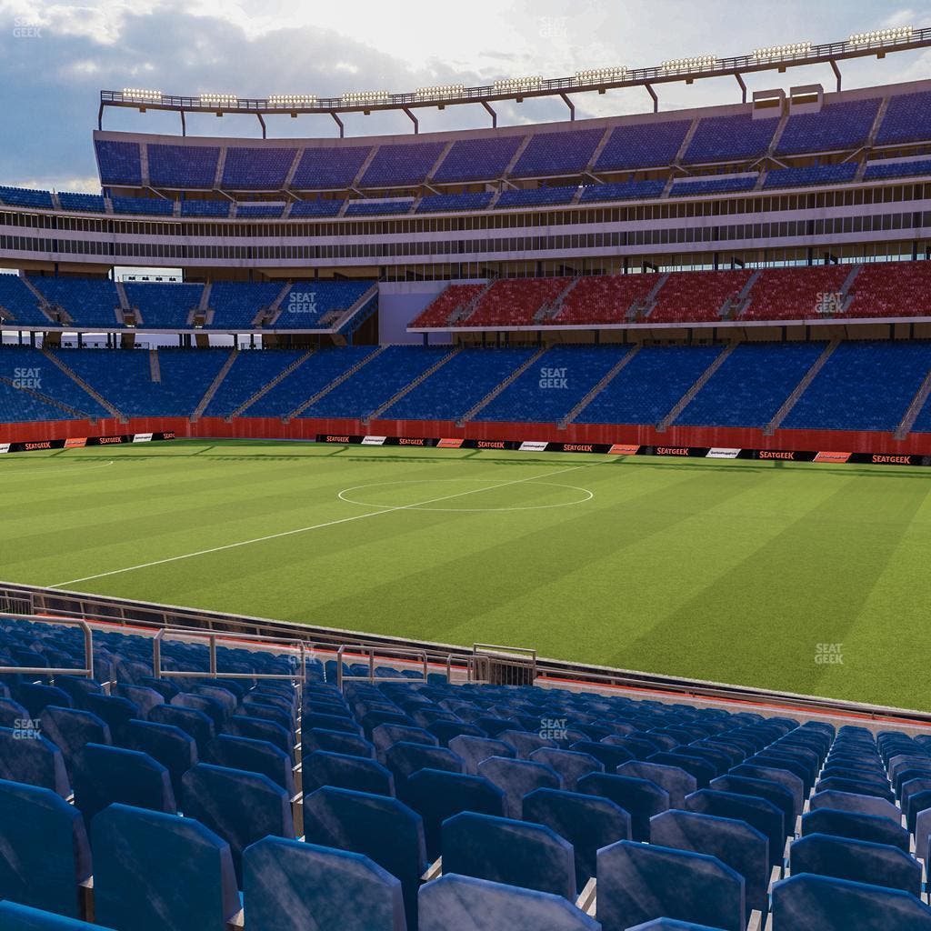 Gillette Stadium - Section 107 Seat View