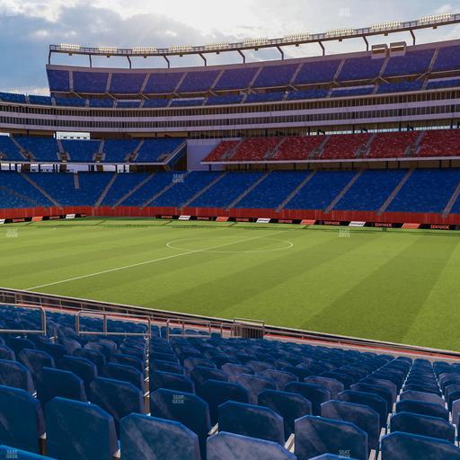 Gillette Stadium - Section 107 Seat View