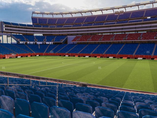 Gillette Stadium - Section 107 Seat View Gillette Stadium - Section 107 Seat View