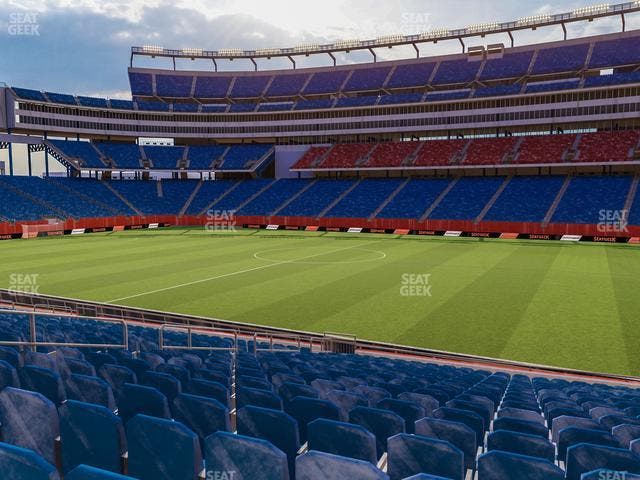 Gillette Stadium - Section 107 Seat View