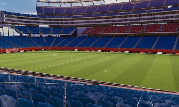 Gillette Stadium - Section 107 Seat View