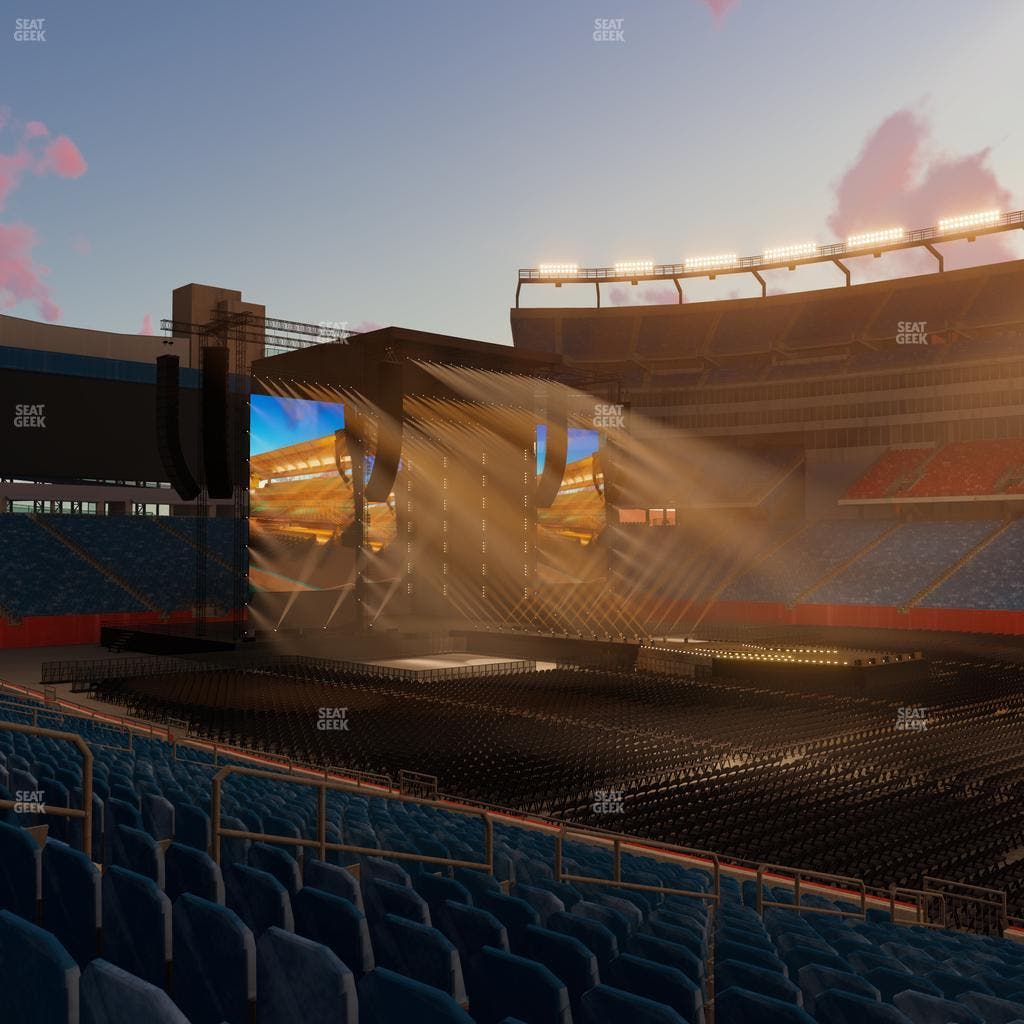 Gillette Stadium - Section 107 Seat View