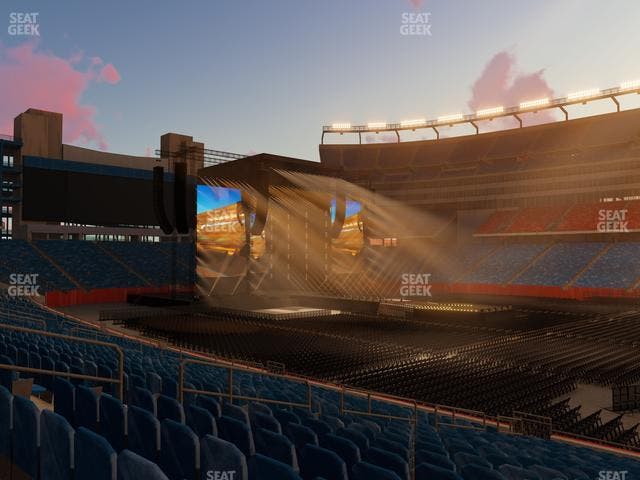 Gillette Stadium - Section 107 Seat View