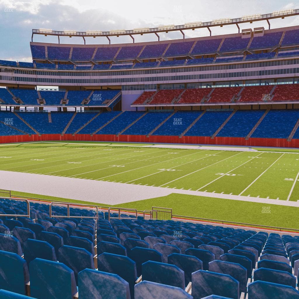 Gillette Stadium - Section 107 Seat View