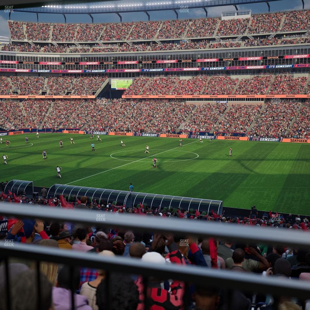 Gillette Stadium - Section 107 Seat View