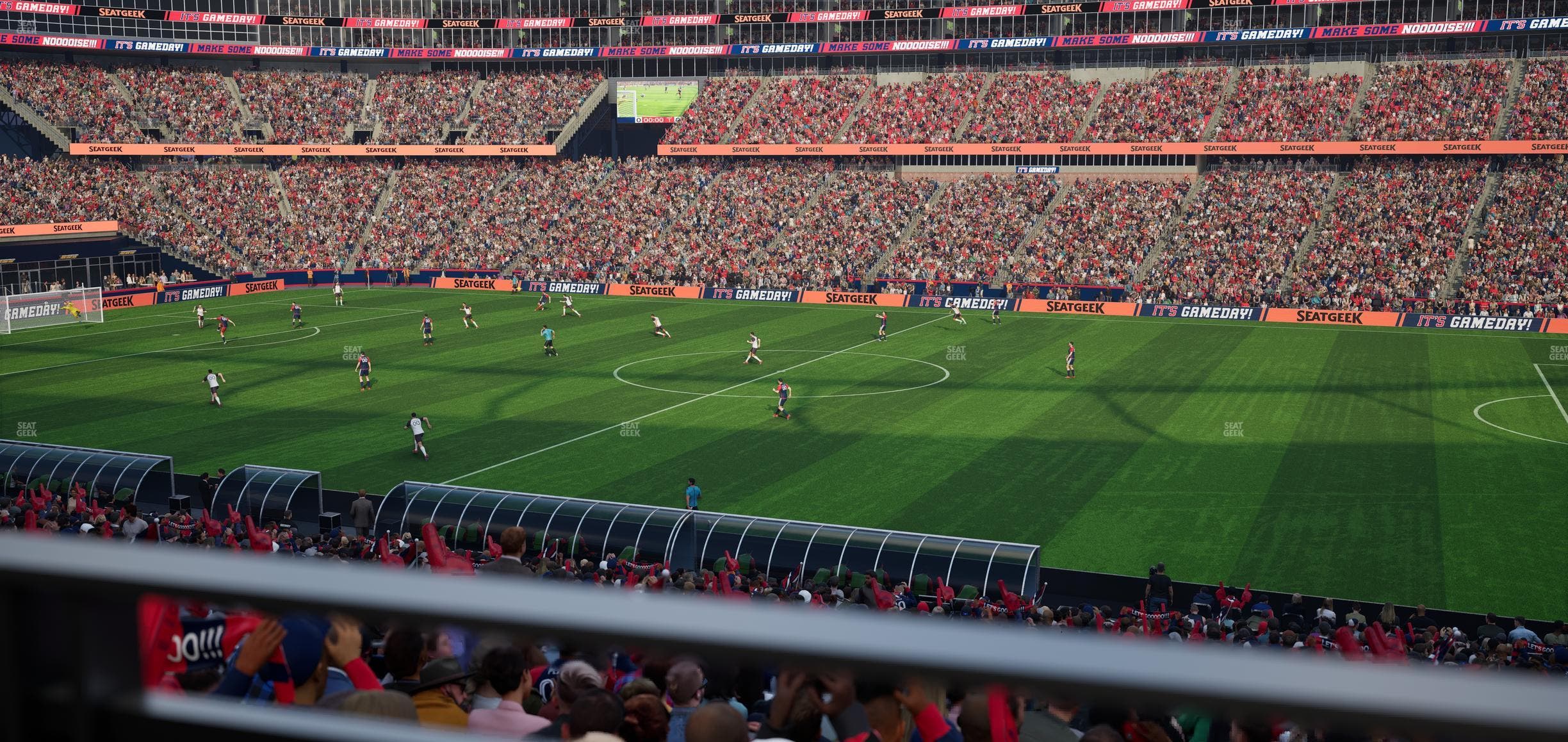 Gillette Stadium - Section 107 Seat View