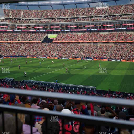 Gillette Stadium - Section 107 Seat View