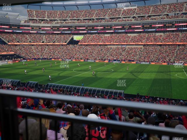 Gillette Stadium - Section 107 Seat View