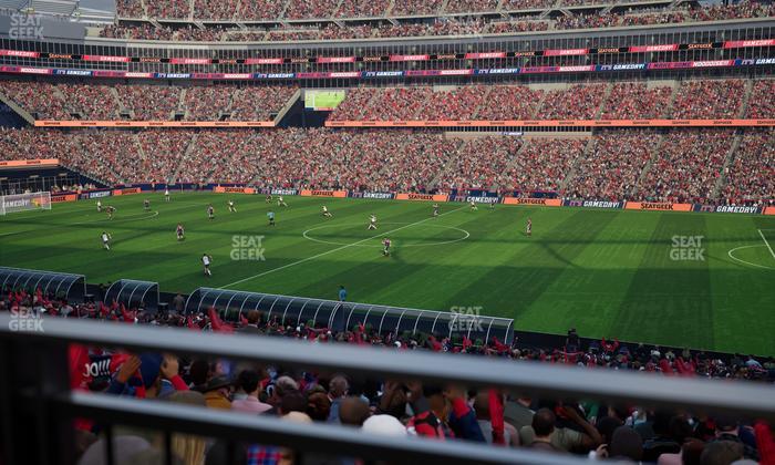 Gillette Stadium - Section 107 Seat View