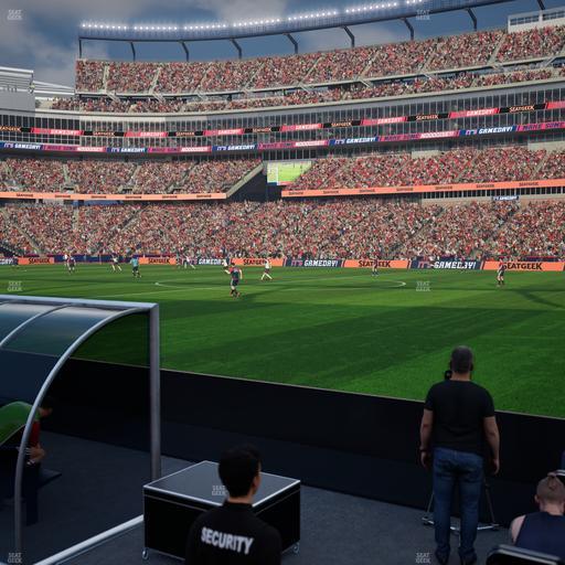 Gillette Stadium - Section 107 Seat View