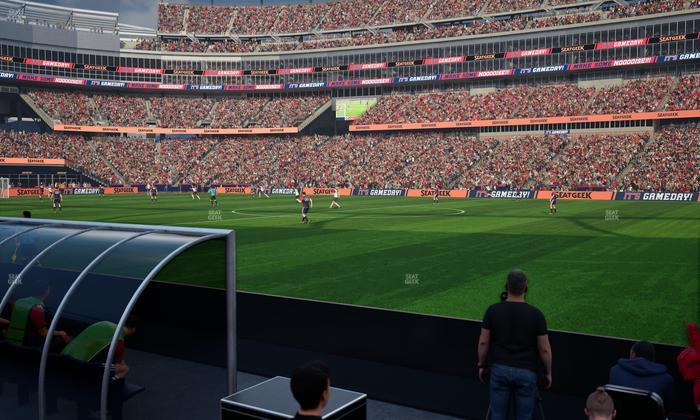 Gillette Stadium - Section 107 Seat View