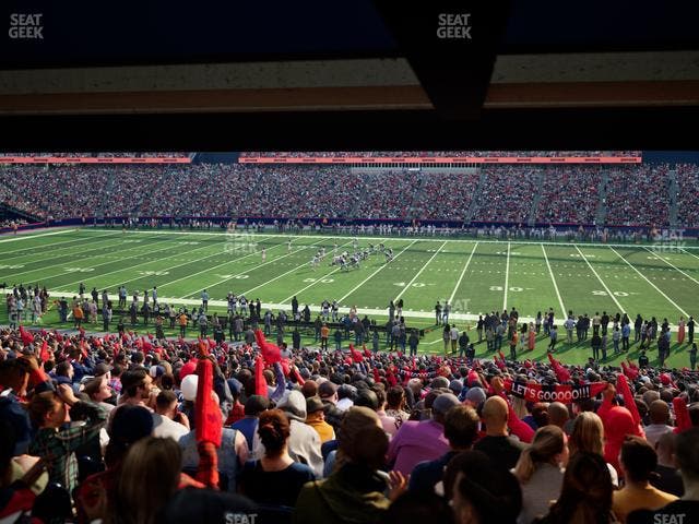 Gillette Stadium - Section 108 Seat View Gillette Stadium - Section 108 Seat View