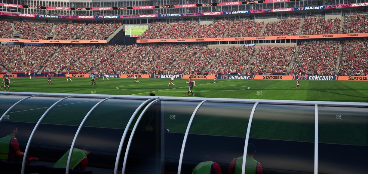 Gillette Stadium - Section 108 Seat View