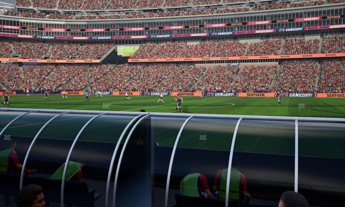 Gillette Stadium - Section 108 Seat View