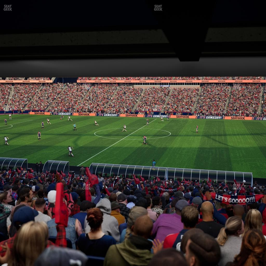 Gillette Stadium - Section 108 Seat View