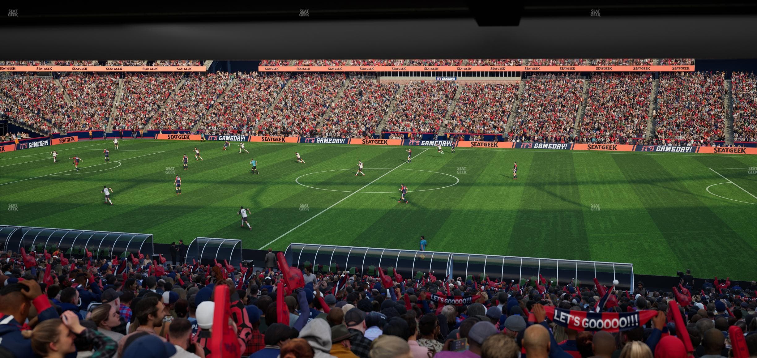 Gillette Stadium - Section 108 Seat View