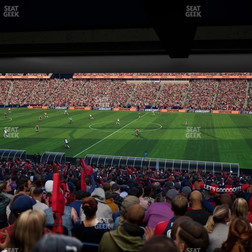 Gillette Stadium - Section 108 Seat View