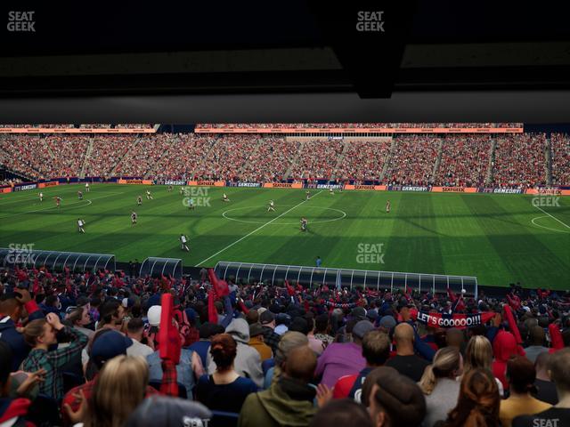 Gillette Stadium - Section 108 Seat View