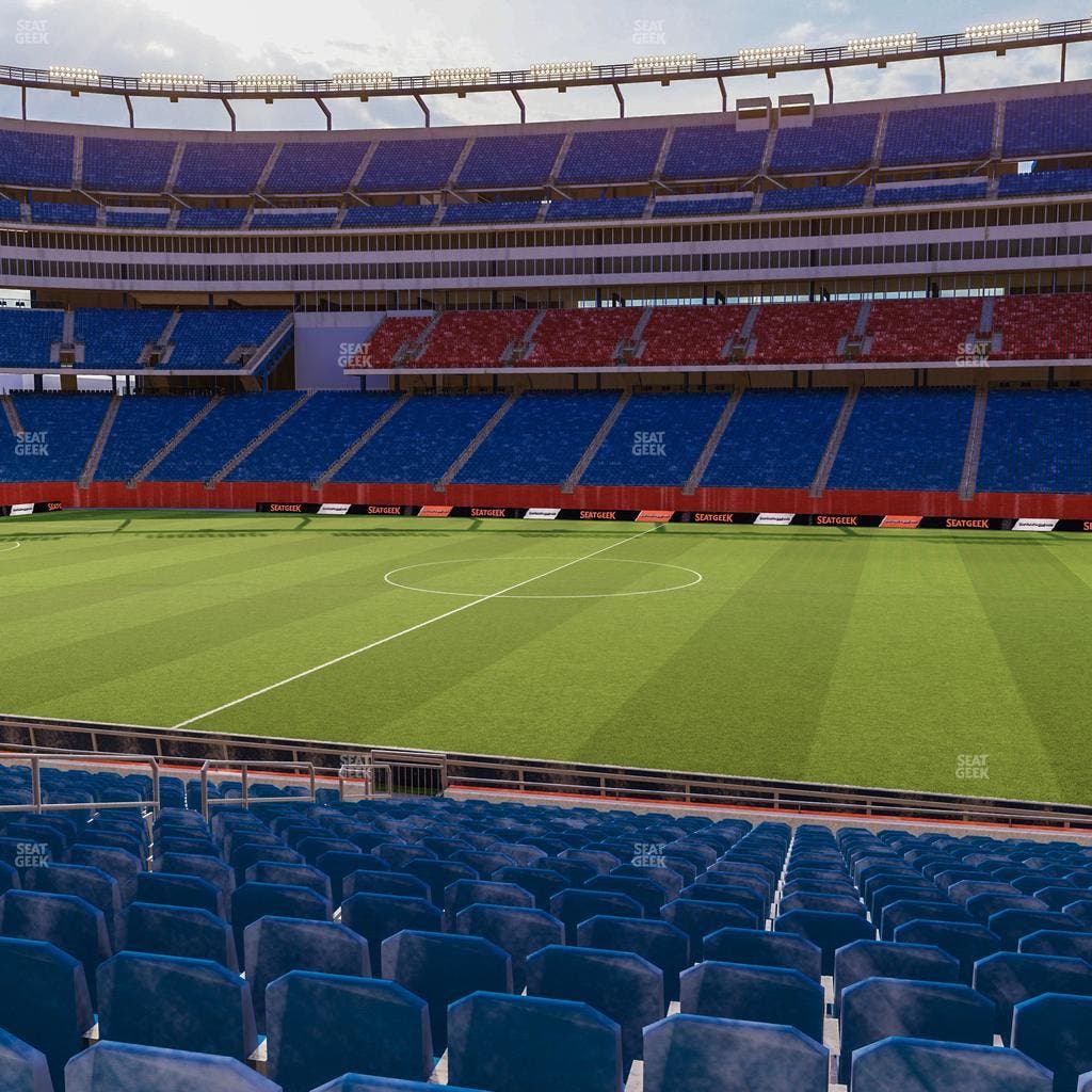 Gillette Stadium - Section 108 Seat View