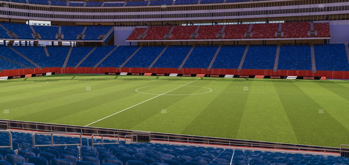 Gillette Stadium - Section 108 Seat View