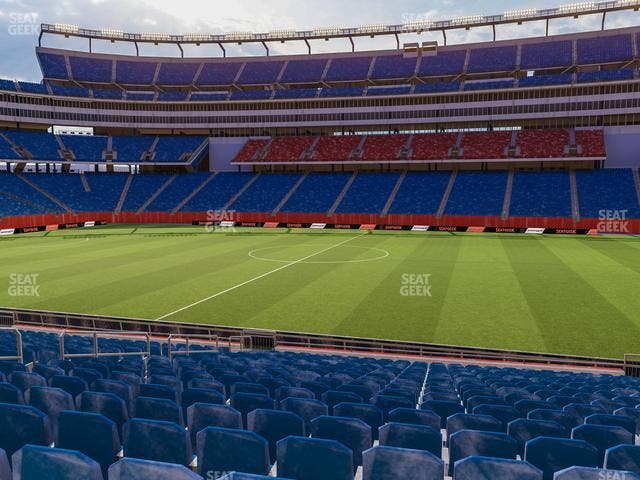 Gillette Stadium - Section 108 Seat View